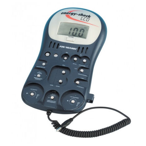 Testeur de piles Energy Check LCD pour batteries et piles 1 x pile carrée 9 V ANSMANN