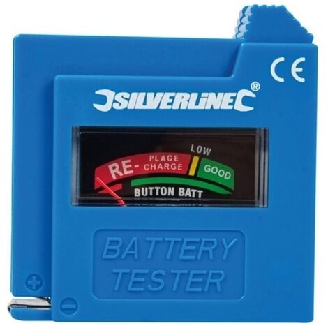 Testeur De Piles Silverline Compatibilité Universelle, Compact - Silverline