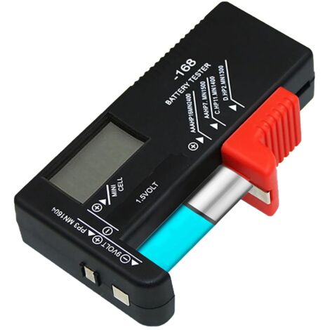 Testeur De Piles Numérique – Pour Piles AA, AAA, 9V, Rechargeables – écran LCD
