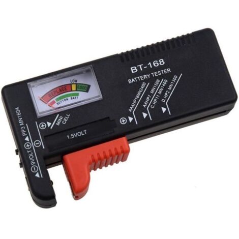 Testeur de piles universel - SODIAL - Generique - Noir - AA / AAA / C / D / pile bouton et piles 9V PP3