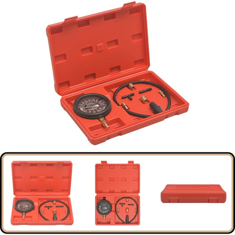 Vidaxl - Testeur de pression de pompe à carburant à vide - Testeur De Pression De Pompe à Carburant - Testeur De Vide - Outil Mécanique - Diagnostic