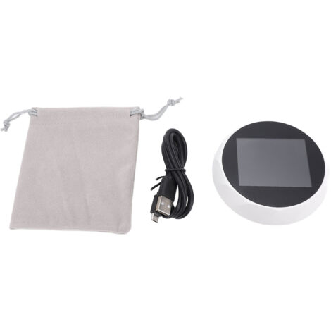Testeur de qualité de l'air 5 en 1, Bluetooth, batterie 1500mah, montable au mur, Portable, HCHO PM2.5, détecteur de température et d'humidité