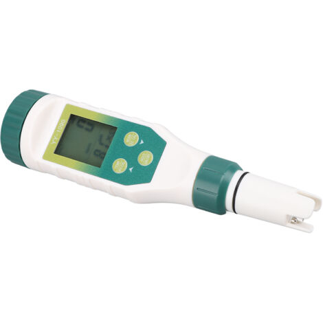 Testeur de Qualité de l’Eau 5-en-1 : pH, Sel, TDS, CE, Température pour Piscine, Eau Potable et Aquarium