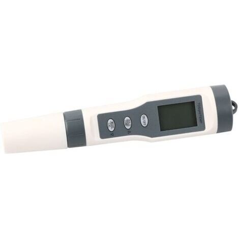 Testeur de qualité de l'eau - Compteur de pH - Appareil de mesure du pH - Pour jacuzzi - 3 en 1 - Portable - Digital TDS PH - Température d'aquarium - Piscine d'eau