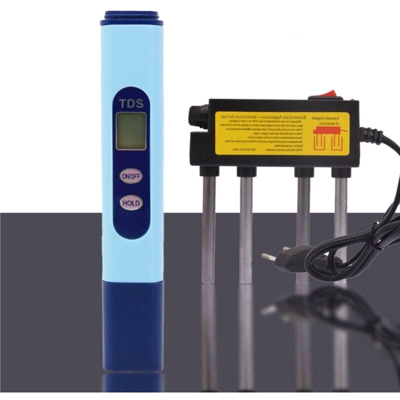 Csparkv - Testeur de qualité de l'eau électrolyseur-portable de l'eau moniteur d'impuretés de l'eau compteur de test de Machine d'électrolyseur