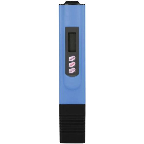 Testeur de qualité de l'eau, filtre de pureté, testeur TDS pour eau potable domestique, piscines, aquariums, culture hydroponique, etc., jaune (bleu)