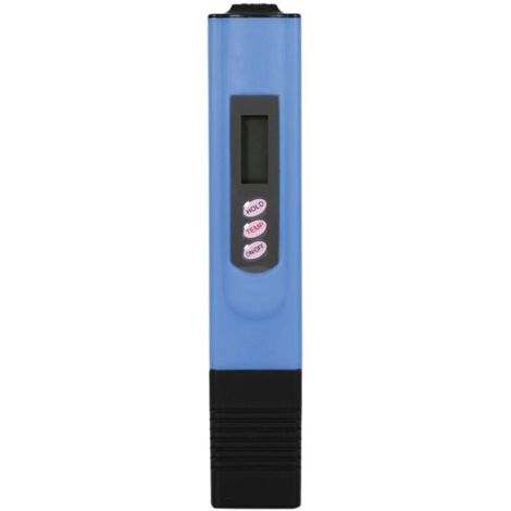 Testeur de qualité de l'eau, filtre de pureté, testeur TDS pour eau potable domestique, piscines, aquariums, culture hydroponique, etc., jaune (bleu)