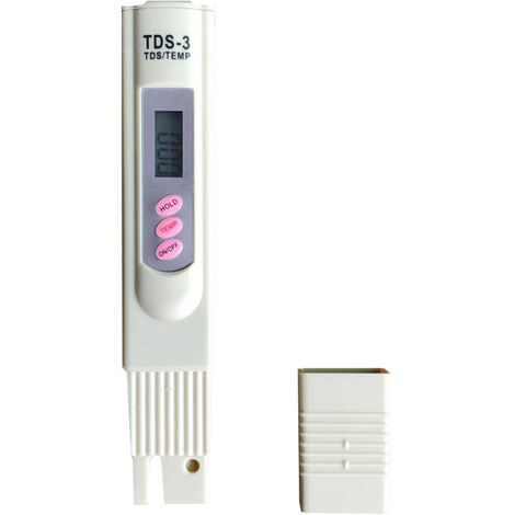 Testeur de qualité de l'eau testeur de stylo TDS portable haute précision numérique LCD TDS mètre, testeur d'électrolyseur stylo de test de purificateur d'eau, idéal pour l'eau potable, les aquariums, etc.