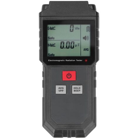 Testeur de rayonnement électromagnétique portable, détecteur de dosimètre de champ magnétique de champ électrique, avec alarme sonore et lumineuse
