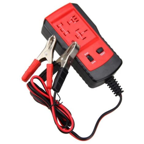 Testeur de relais automobile pour systèmes électriques 12 V avec analyse de circuit et vérification de la batterie