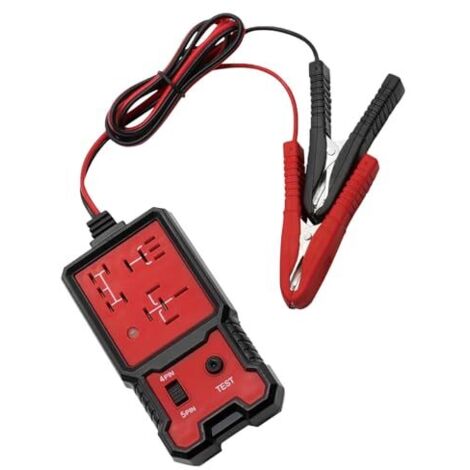 Testeur de relais électrique 12 V 24 V, outils vérification diagnostic batterie voiture avec pour la réparation automobile, petit testeur portable -