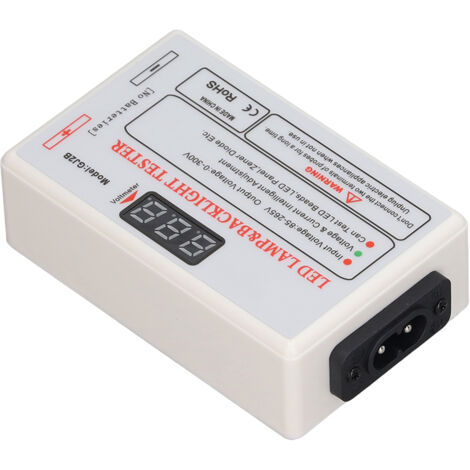 Testeur de rétroéclairage LED pour écrans LCD, 85‑265V, avec prise européenne, outil de diagnostic TV