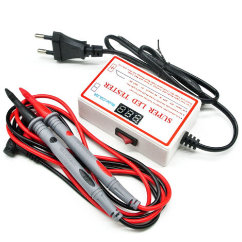 Testeur de rétroéclairage LED pour TV LCD, sans démontage, lampe LED, barre lumineuse, réparation, détecteur de source lumineuse, outil d'éclairage, réglementation européenne 220V, Multicolore