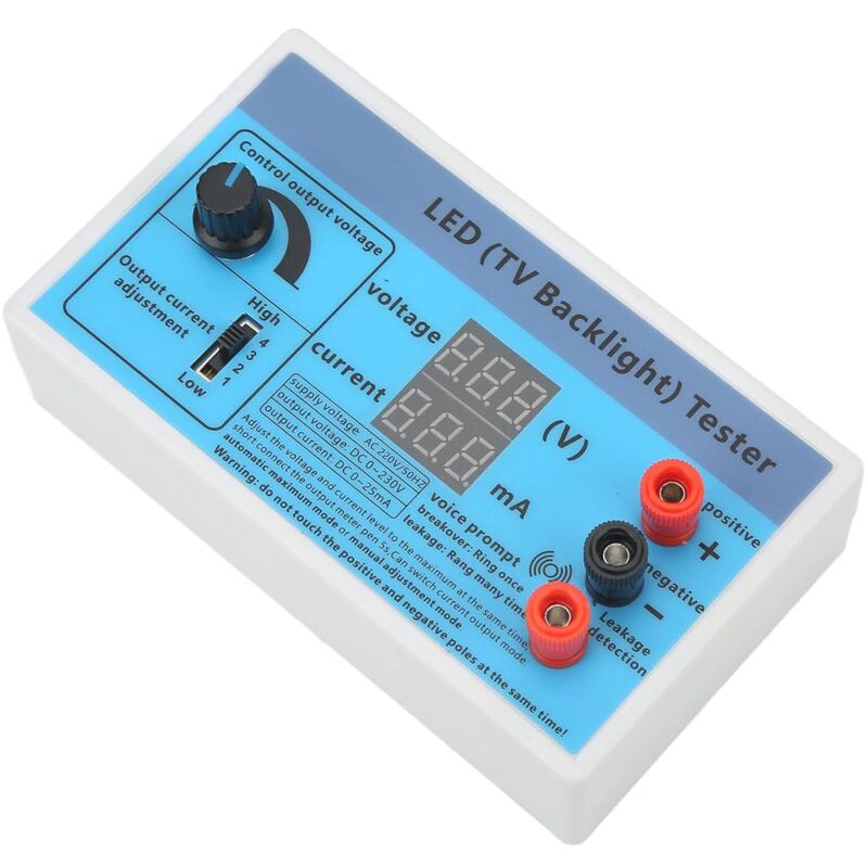 Testeur de Rétroéclairage TV, Gain de Temps 2 Bandes LED d'isolation Détecteur de Réparation de Perles pour éviter l'épuisement Professionnel