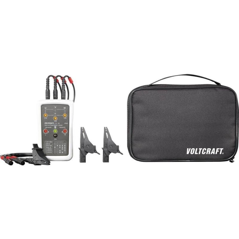 Voltcraft - Testeur de champ rotatif VC36 cat iv 600 v led