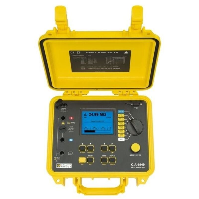 Chauvin Arnoux - Testeur de résistance d'isolement 40V, 5100V ( Prix pour 1 )
