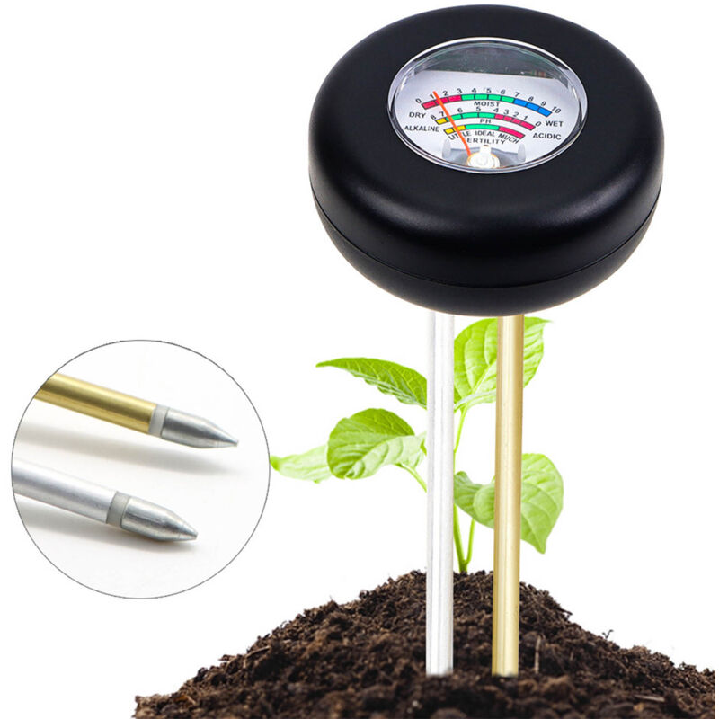 Testeur de sol et d'eau pour plantes Résultats de test précis et immédiats Humidité PH Hygromètre Détecteur de fertilité Testeur