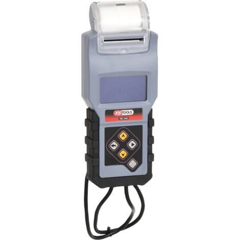 Testeur de système de chargement et de batterie numérique 12 V  KS Tools  avec imprimante intégrée
