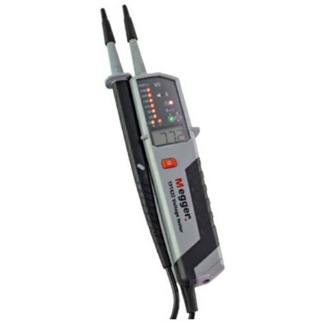 Testeur de tension à 2 pôles Megger TPT420 CAT IV 1000 V LED, LCD, Acoustique Y362002