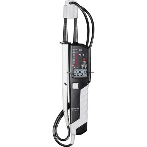 Testeur de tension à 2 pôles VOLTCRAFT VC55 LCD SE CAT III 1000 V, CAT IV 600 V LCD, LED, Acoustique