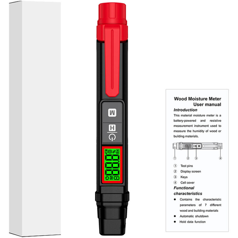 Testeur de Tension, Détecteur de Tension sans Contact, Testeur Électrique, 12V-/70V-1000V AC, Double Portée, Affichage LCD en Pourcentage, Alarme