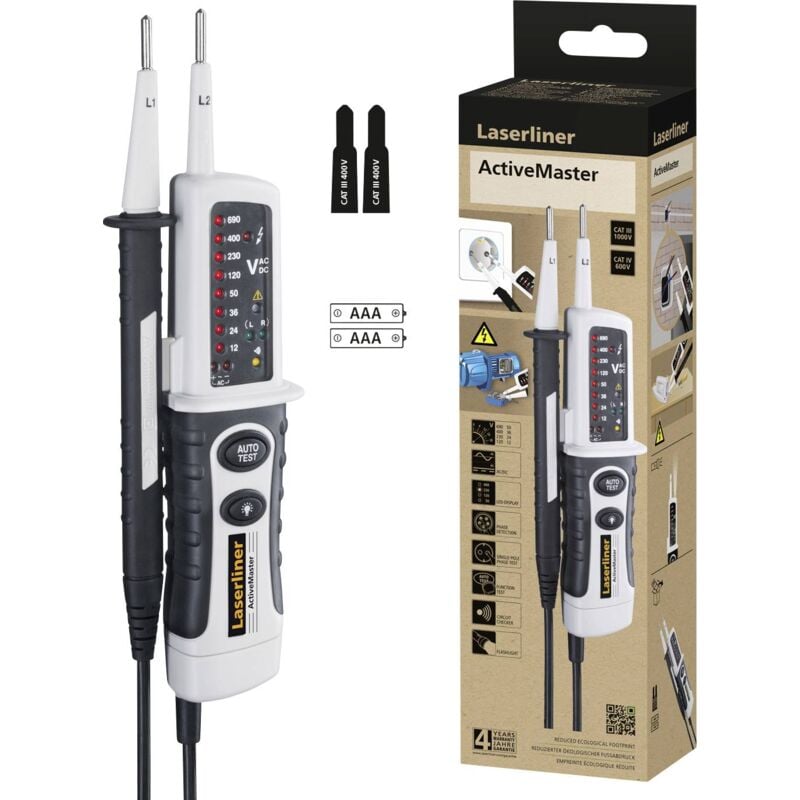 Laserliner - Testeur de tension et de continuité ActiveMaster Y069993