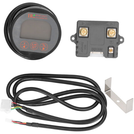 Testeur de tension et de courant pour batterie, moniteur de capacité, étanche 8-120 V, 0-75 A, pour une sécurité optimale