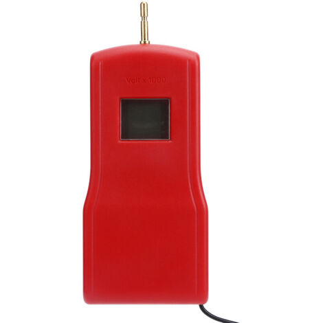 Testeur de tension pour clôture électrique MLD-004BR en ABS et cuivre rouge portable avec écran LCD de 15kV pour ferme jardin