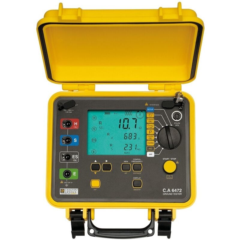 Testeur de terre Ca 6472 Chauvin Arnoux lcd ( Prix pour 1 )