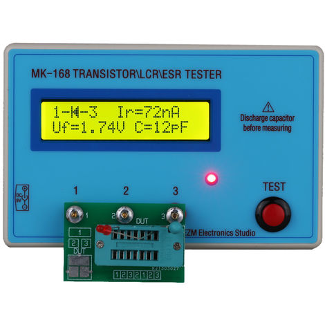 / TC1/ compl/ète Couleur Affichage Graphique Alftek Multifonctions de Poche testeur de Transistor LCR/ 