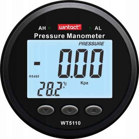 TESTEUR DE VIDE NUMÉRIQUE 0 - 100kPa ALARME LCD