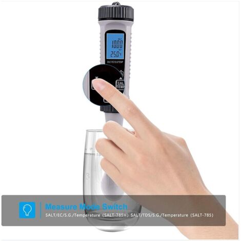 Testeur d'eau numérique haute précision pour eau potable, piscines, aquariums et hydroponie