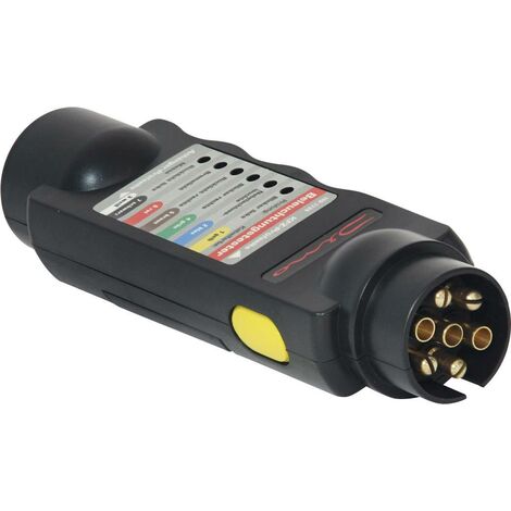 TESTEUR D'ÉCLAIRAGE POUR PRISE & CONNECTEUR DE REMORQUE 12 V DINO 130081
