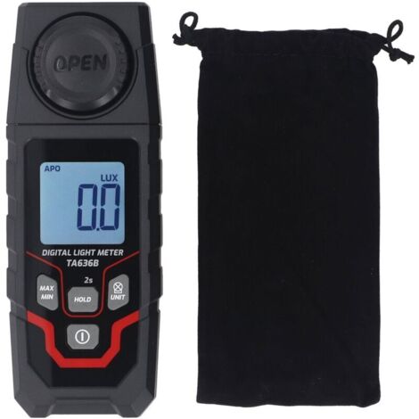 Testeur D'éclairement Numérique, Plage 200000LX, Résolution 0,1LX, pour Diverses Applications D'éclairage