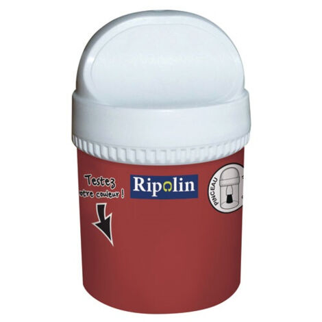 Testeur Déco Brillant Rouge électrique 0.075l - Ripolin