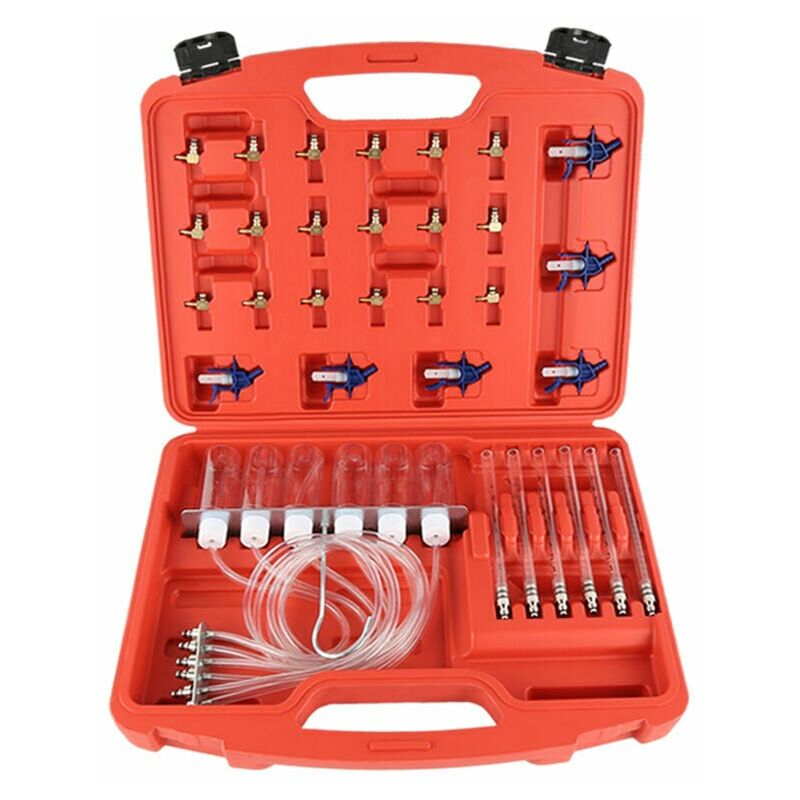 XVX - Testeur d'Etancheite Kit Diagnostique Testeur Injecteur Carburant Diesel Common Rail 24 Adaptateurs