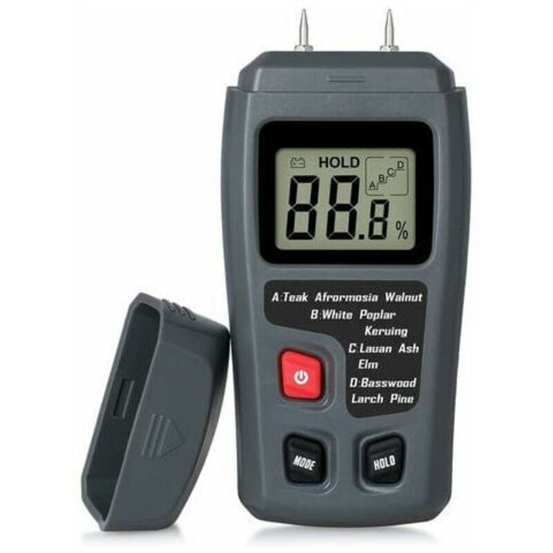 Testeur D'Humidité Du Bois Portable Testeur D'Humidité Lcd Pour Détecteur D'Humidité Du Bois Pour La Mesure De L'Humidité Du Papier De Bois De