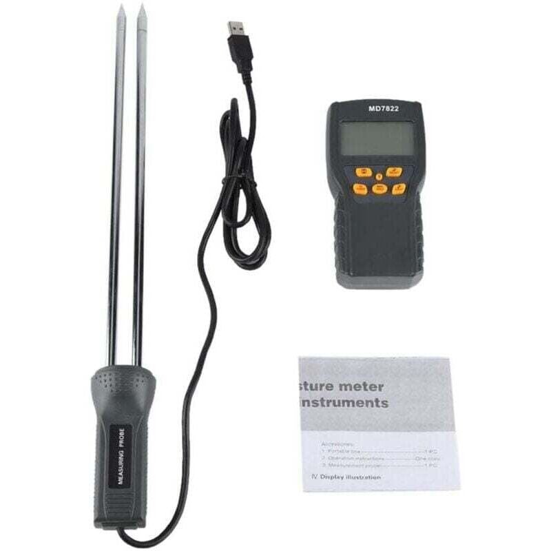 Image of LCD Digital Getreide Feuchtigkeit Meter Feuchtigkeit Tester für Weizen Mais Paddy