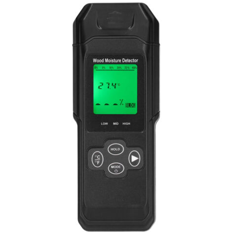 Testeur d'humidité du bois, détection humidité ambiante et température, écran LCD