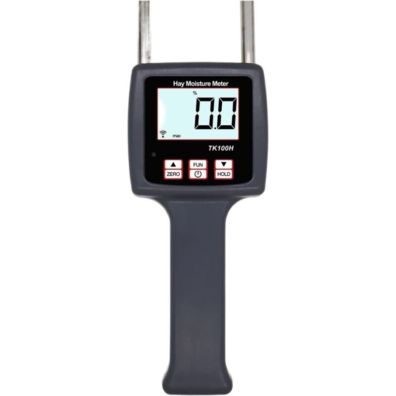 Testeur d'humidité numérique Humidimètre à foin Testeur d'humidité numérique Hygromètre à herbe for céréales Fourrage Herbe pour les tests de teneur