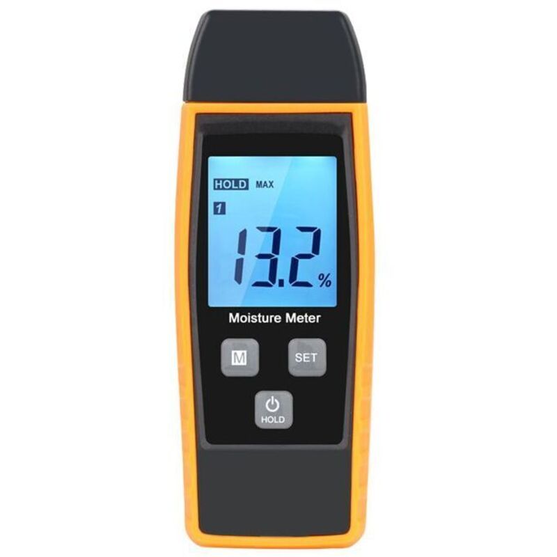 Testeur d'humidité, testeur d'humidité pour murs et bois, compteur de fuites, humidité, détecteur de teneur en eau avec écran LCD，hygrometre