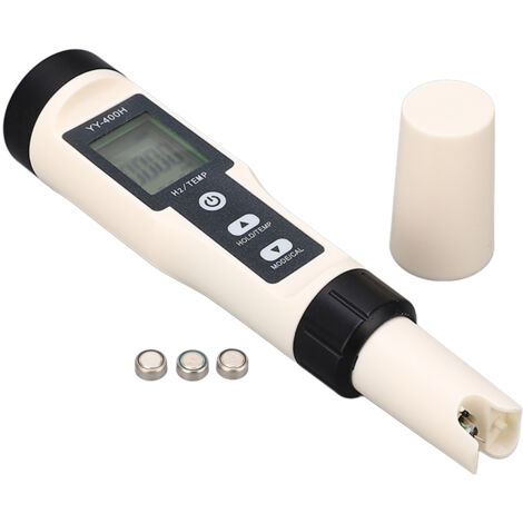 Testeur d'Hydrogène Numérique H2 Portable avec Rétroéclairage pour Analyse de la Qualité de l'Eau et Température