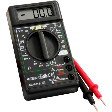 Testeur digital catégorie Iii mesures jusqu'à : 500V, 200Ma