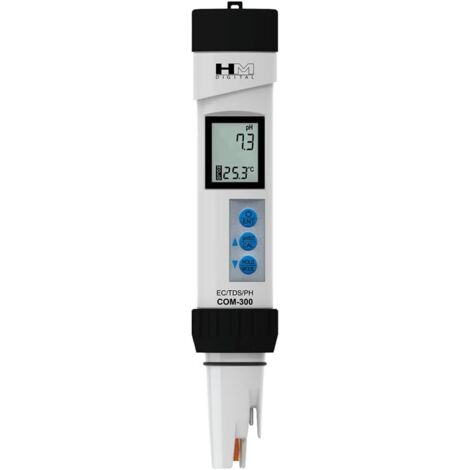 Testeur digital waterproof de pH/EC/TDS et ºC Digital (COM-300)