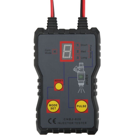 Testeur d'injecteur de carburant automobile 4 modes pulsés - Outil de diagnostic système de pression de carburant pour véhicules
