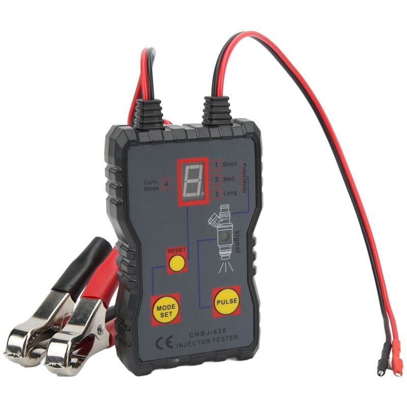 Zoternen - Testeur d'injecteurs de carburant automobile, contrôleur de nettoyage d'injecteurs de voiture, outil de diagnostic du système de pression