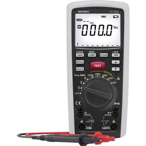 Testeur d'isolement ET-200 Voltcraft Y795021