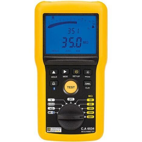 Testeur d'isolement et de continuité Chauvin Arnoux Ca 6534, 10V, 500V ( Prix pour 1 )
