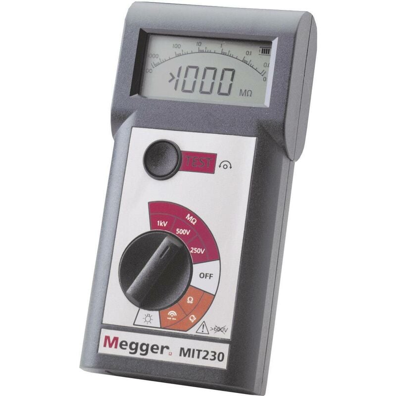 Megger - Appareil de mesure de l'isolation MIT230-EN 250 v, 500 v, 1000 v 1000 mω Q78580