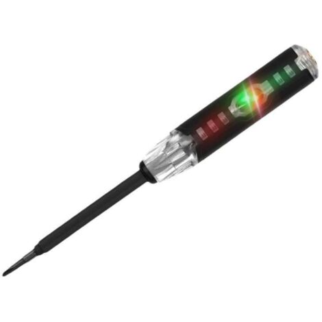 Testeur électrique multifonctionnel à double usage pour électricien, tournevis cruciforme, stylo testeur de tension 12-250 V